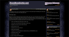 Desktop Screenshot of greghendricks.net